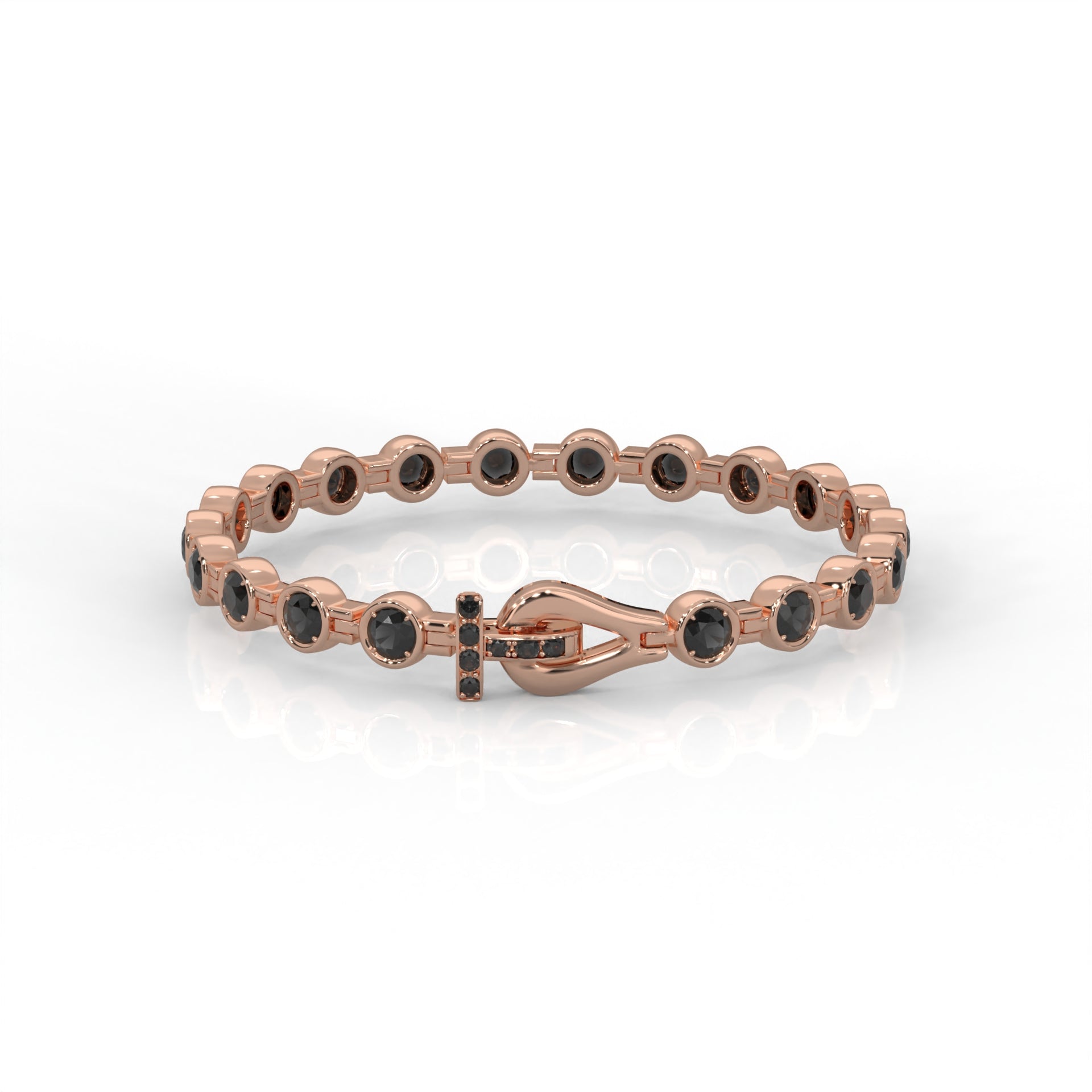 Diamond Bracelet Black Cross