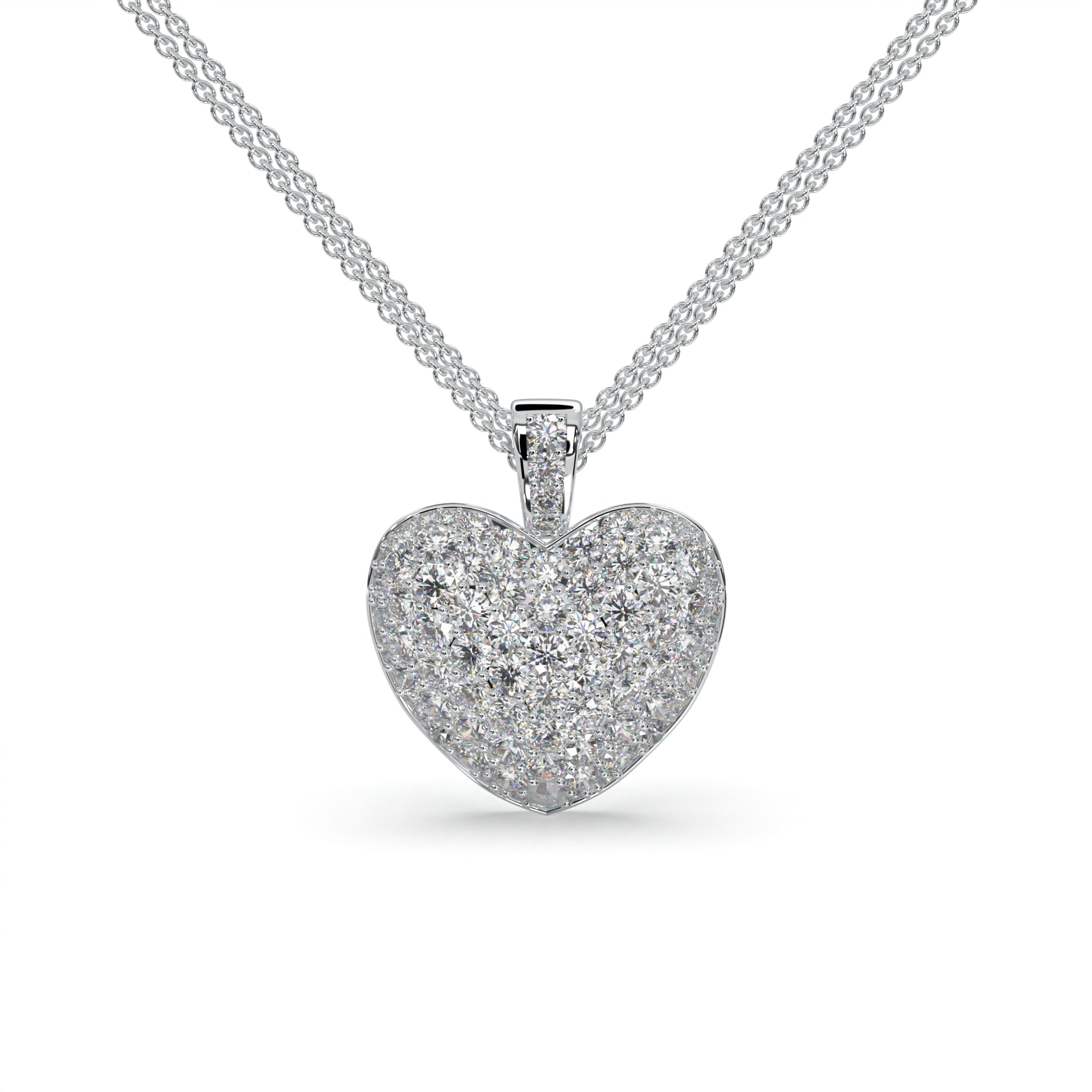 Diamond Necklace Heart
