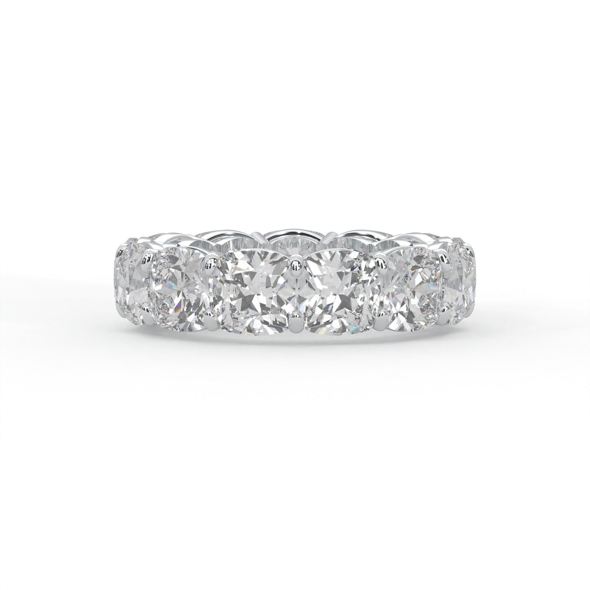 Diamond Ring Eternity Cushion