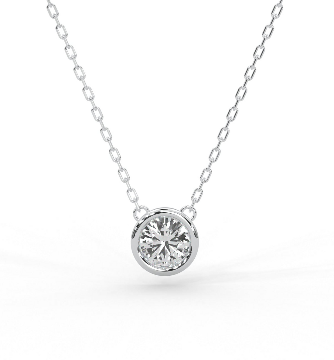 Diamond Necklace Solitaire Brilliant Energy