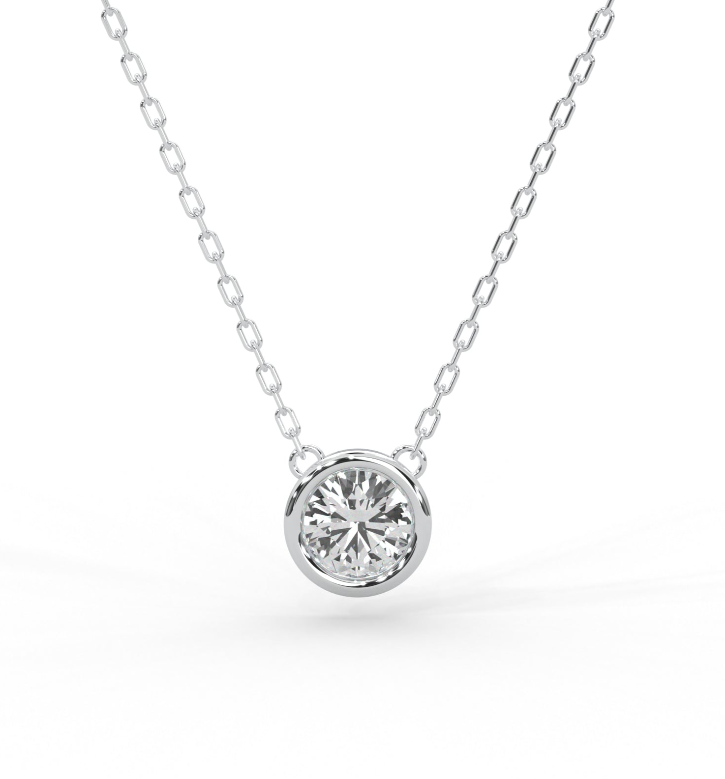 Diamond Necklace Solitaire Brilliant Energy