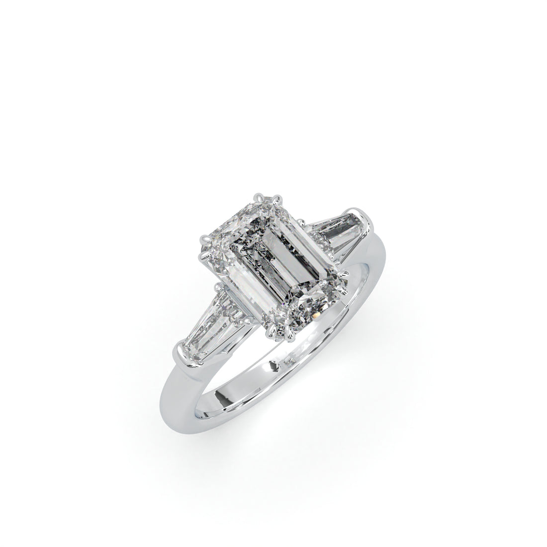 Diamond Ring Emeraldcut - Bond Street