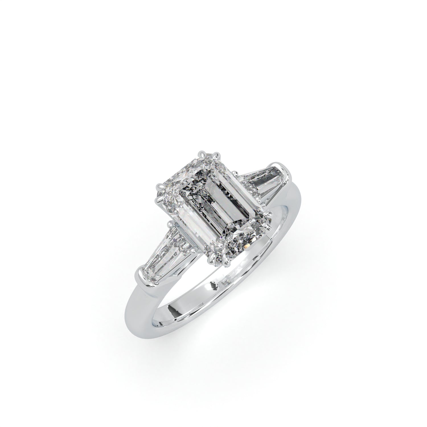 Diamond Ring Emeraldcut - Bond Street