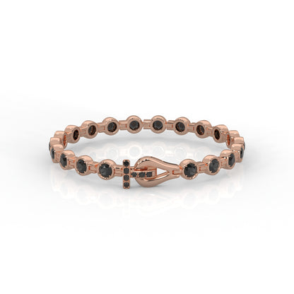 Diamond Bracelet Black Cross