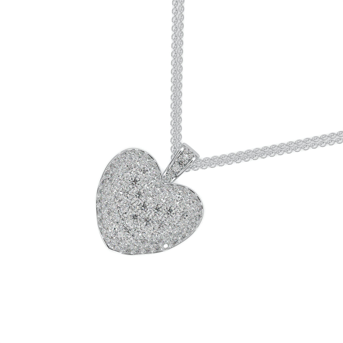 Diamond Necklace Heart