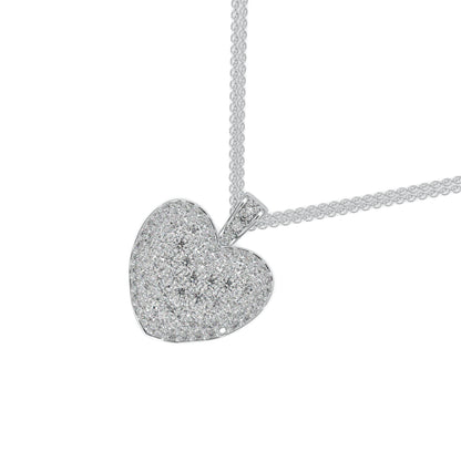 Diamond Necklace Heart