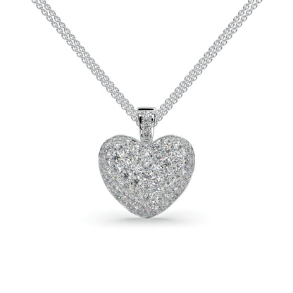 Diamond Necklace Heart