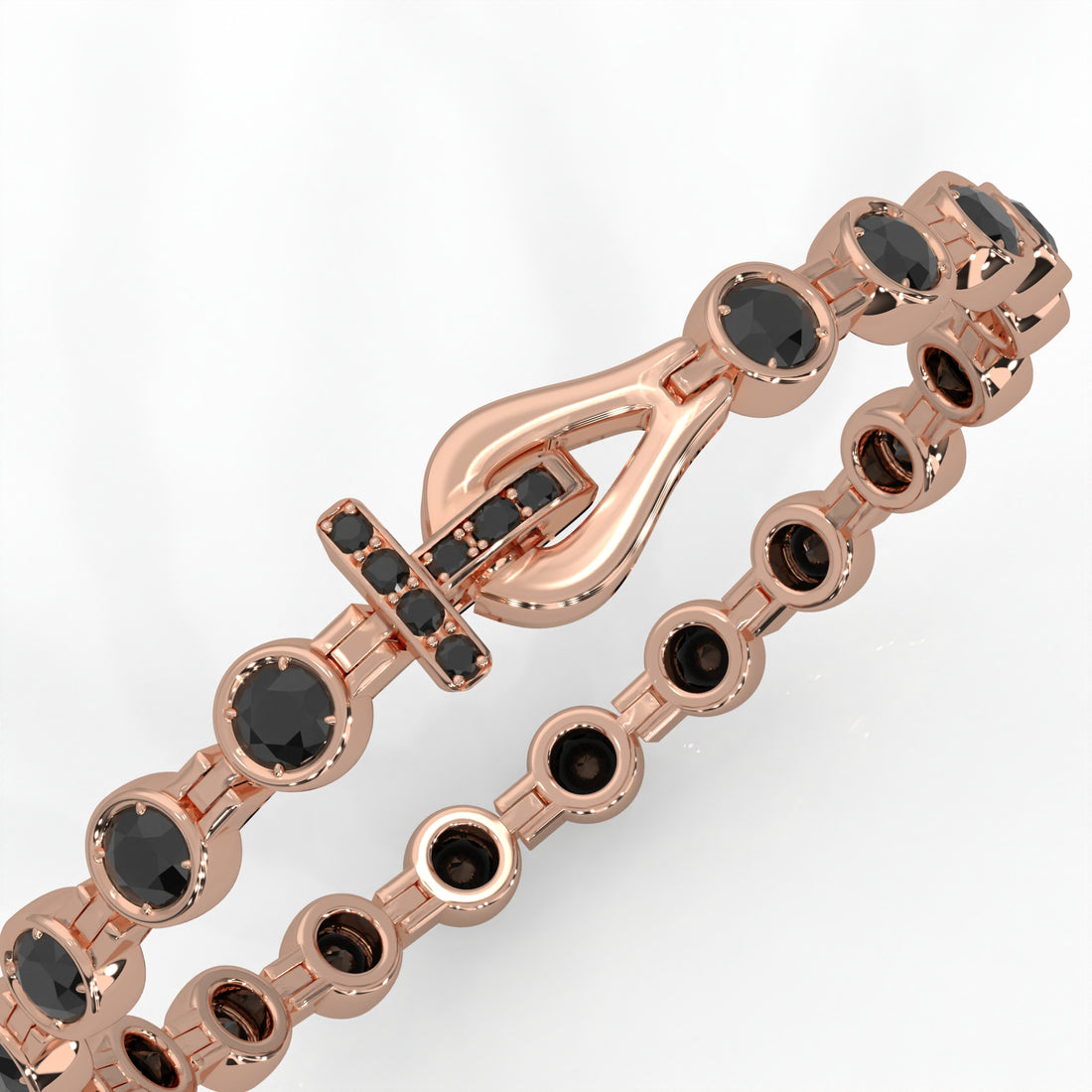 Diamond Bracelet Black Cross