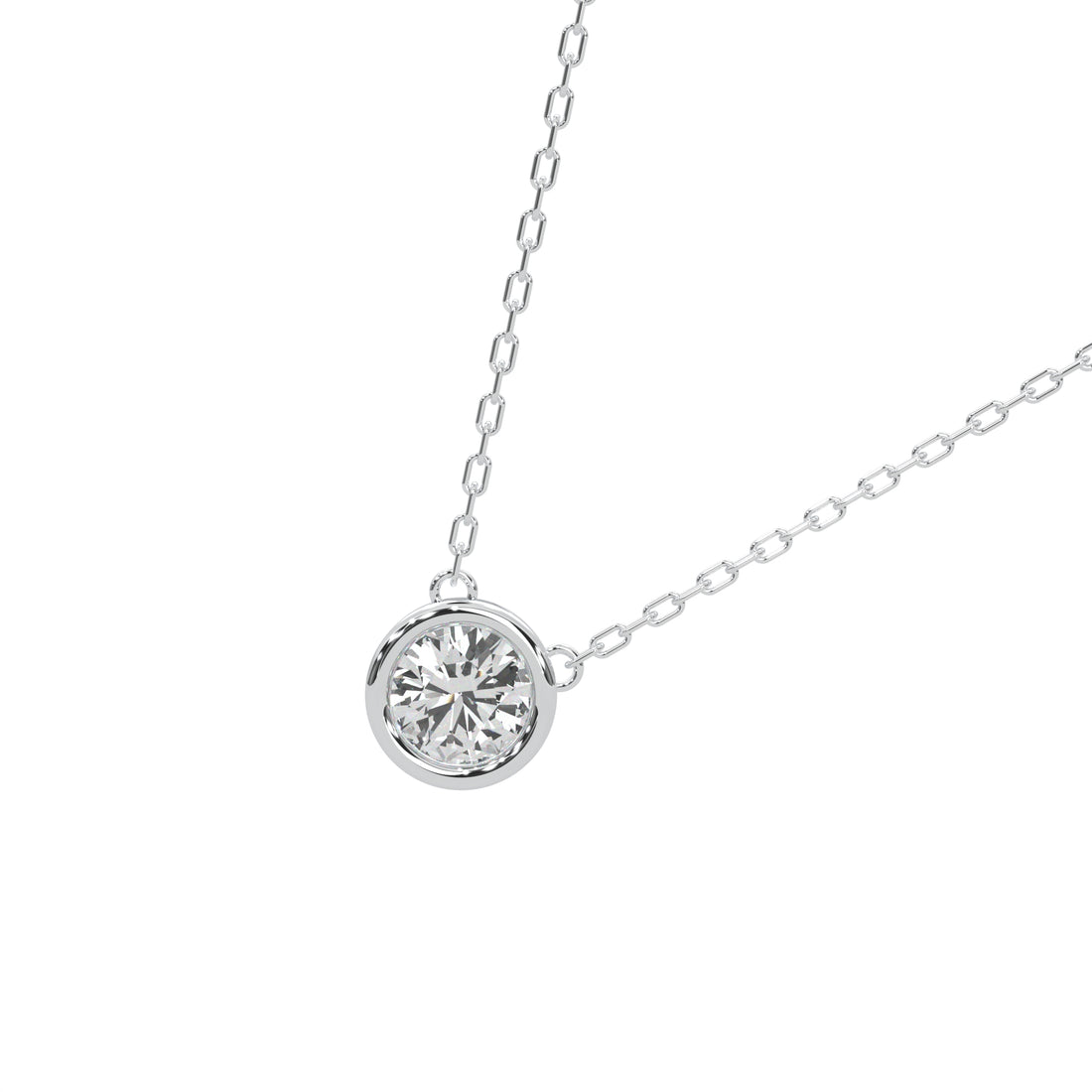 Diamond Necklace Solitaire Brilliant Energy