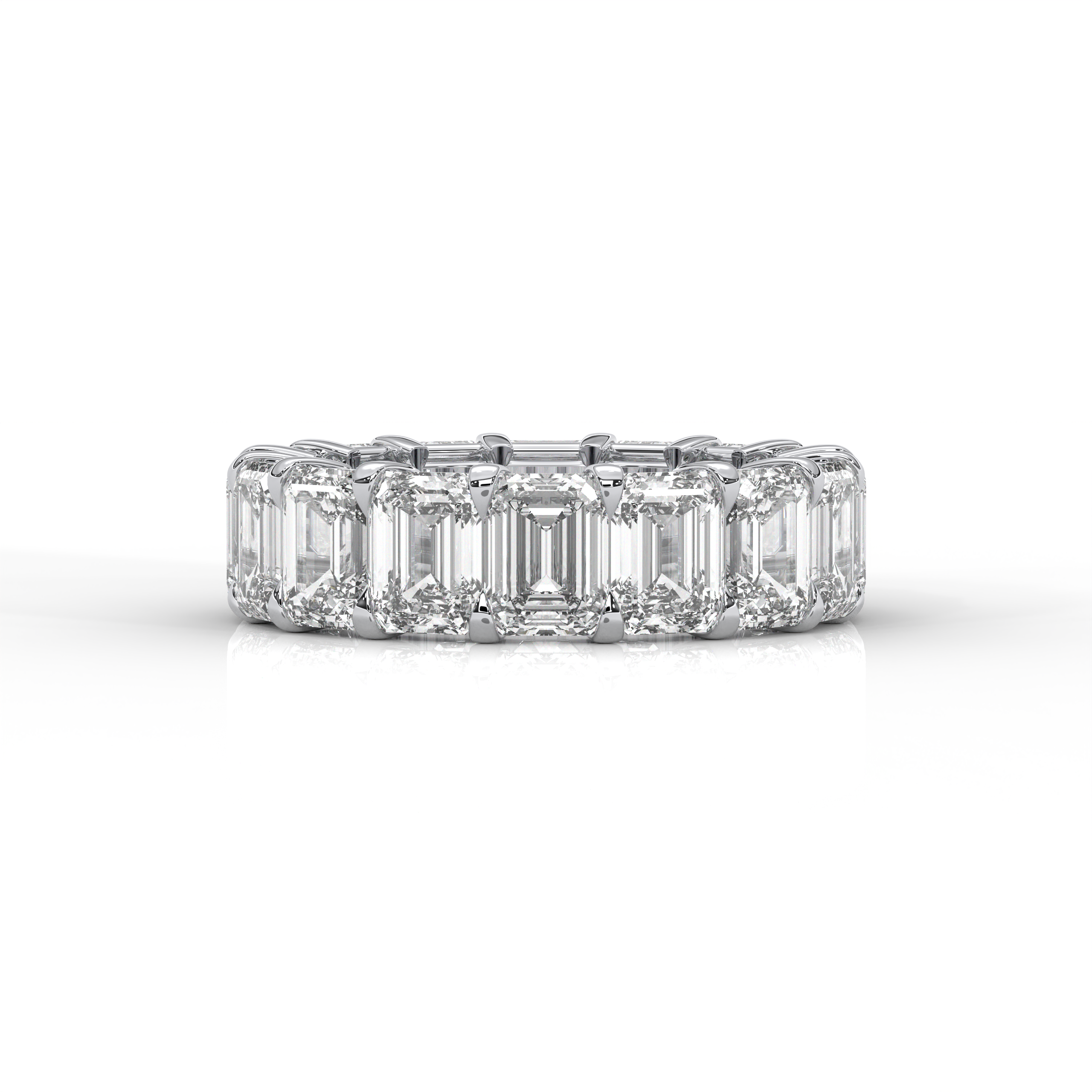 Diamond Ring Eternity Emeraldcut