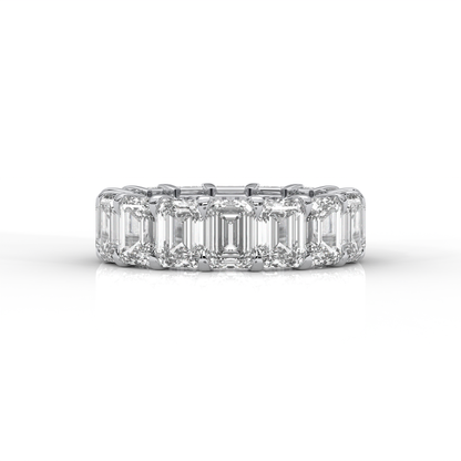 Diamond Ring Eternity Emeraldcut