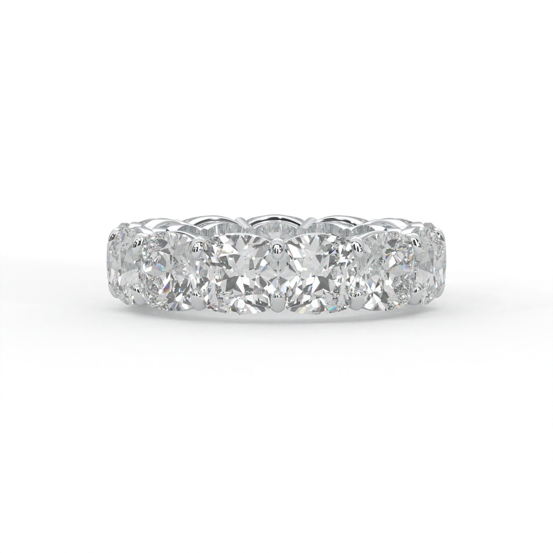 Diamond Ring Eternity Cushion