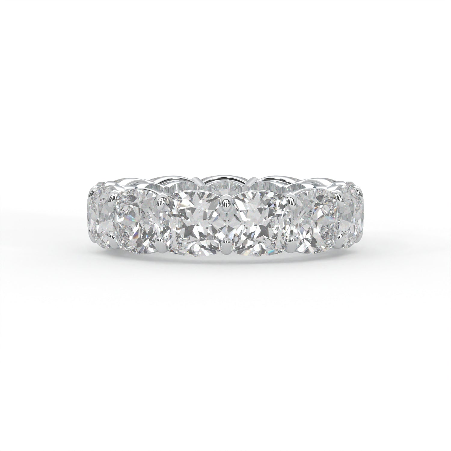 Diamond Ring Eternity Cushion