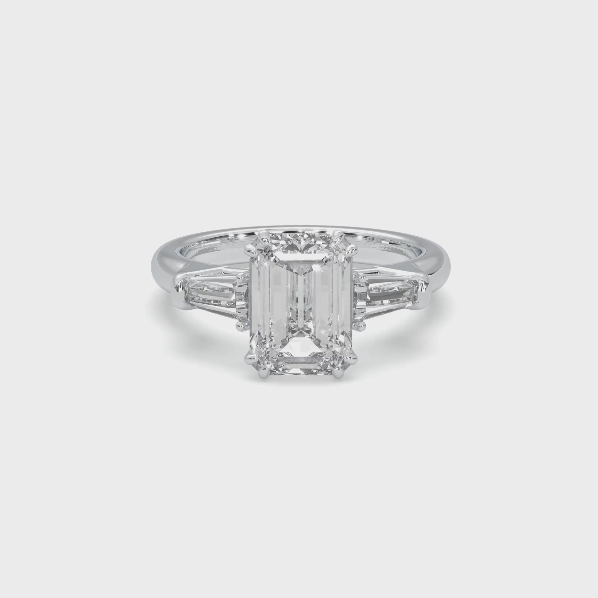 Diamond Ring Emeraldcut - Bond Street