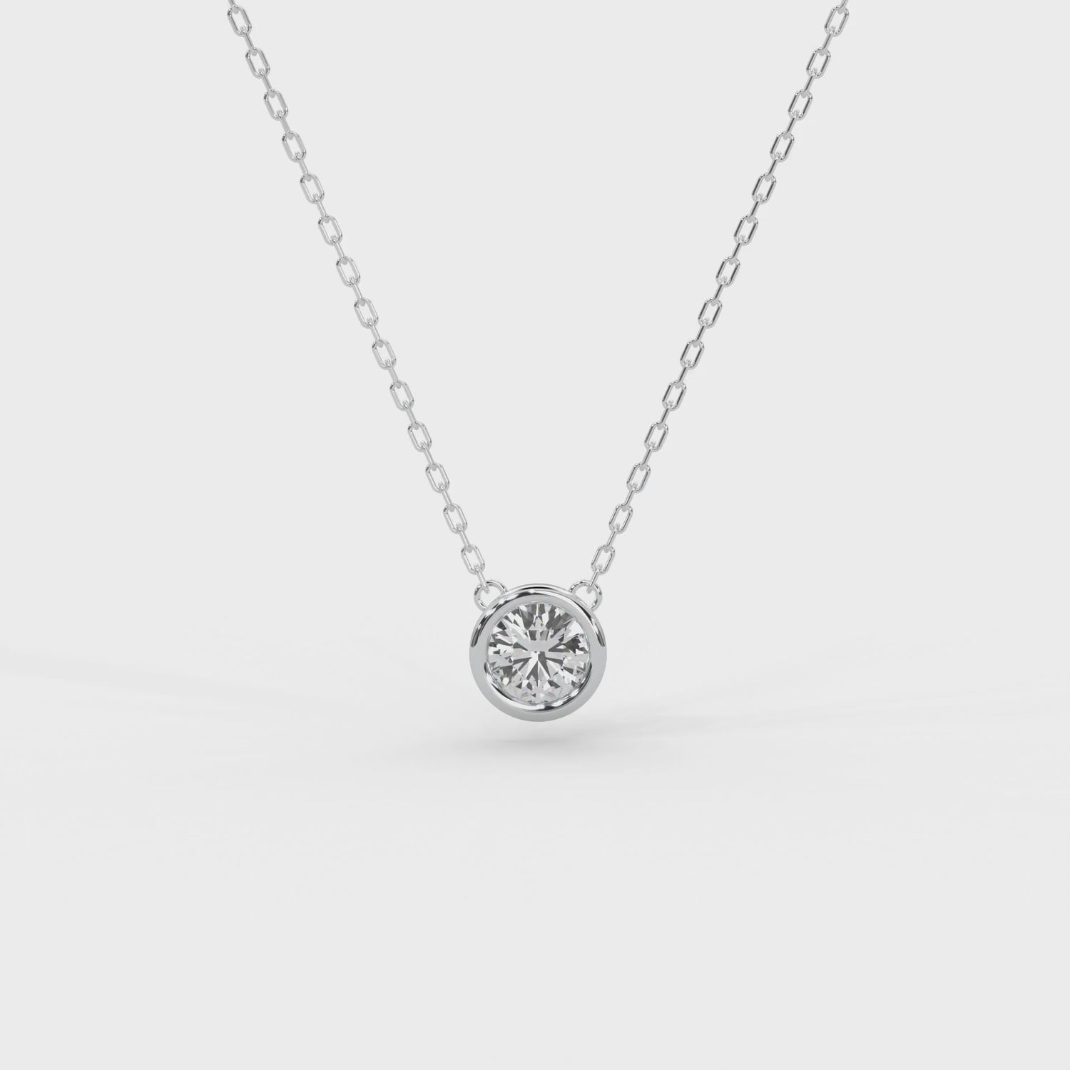 Diamond Necklace Solitaire Brilliant Energy