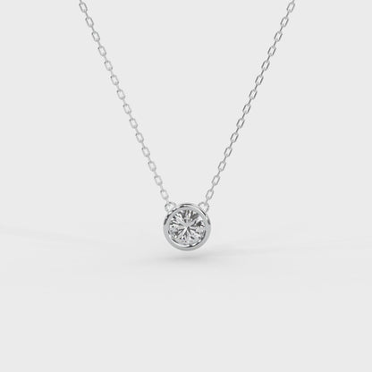Diamond Necklace Solitaire Brilliant Energy