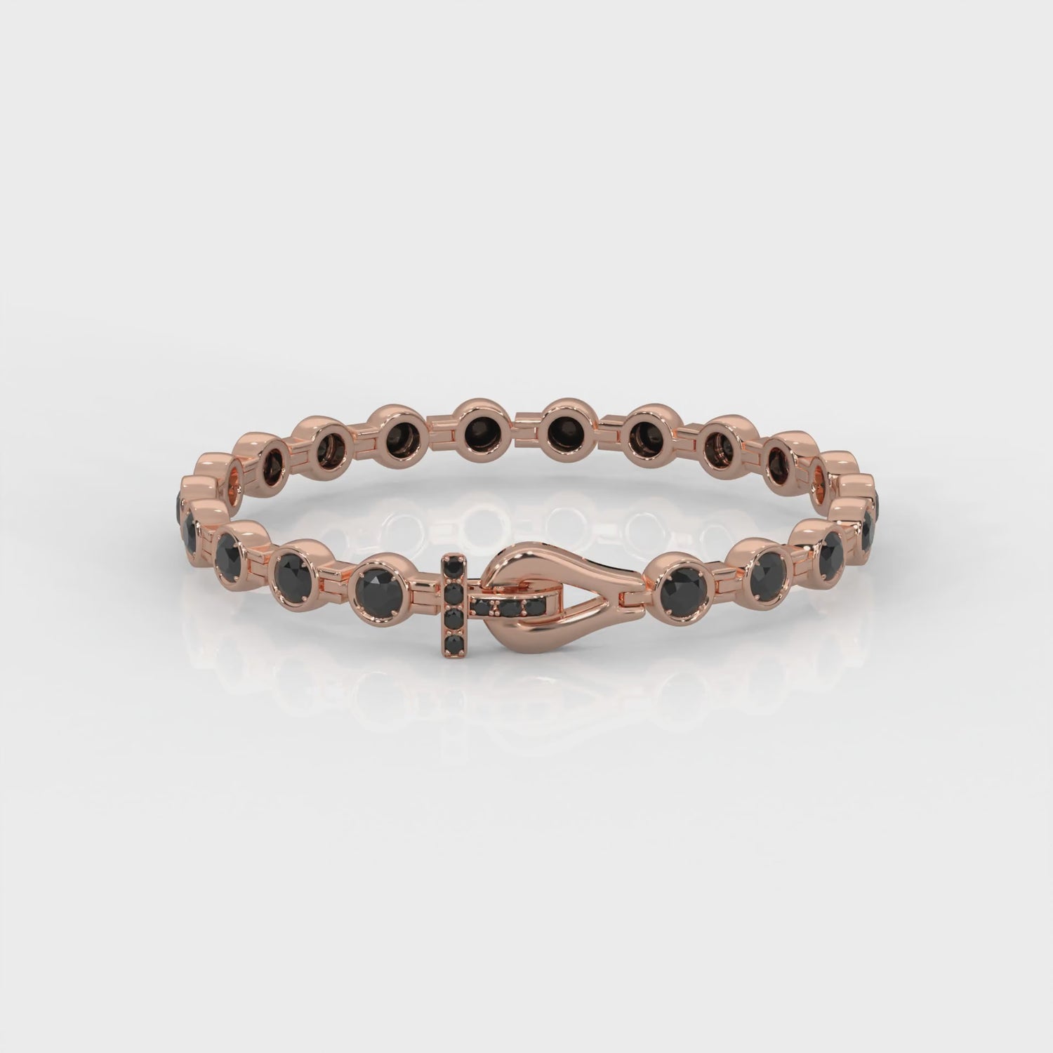Diamond Bracelet Black Cross